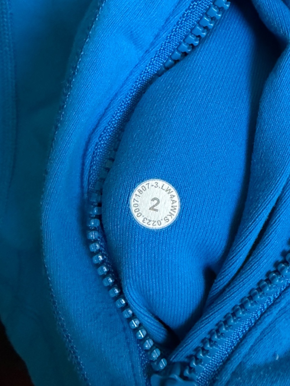 Lululemon define jacket - size 2 - poolside blue - Picture 4 of 5